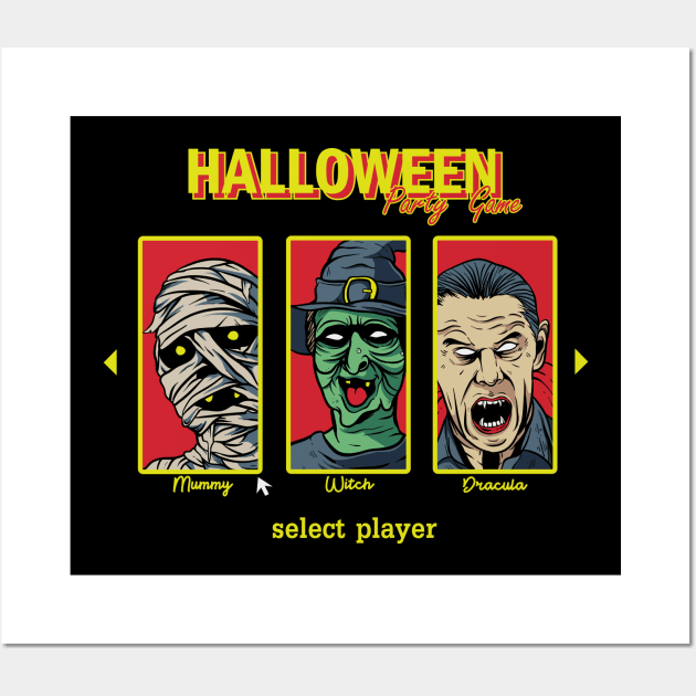 halloween party game Wall Art by PlasticGhost